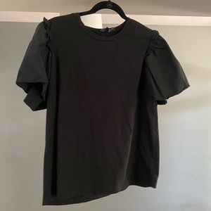 Cutest puff sleeve cotton shirt